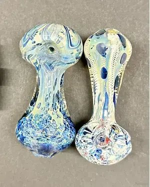 3 Inch Heavy Dotted Frit Hand Pipe