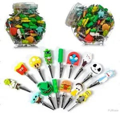 150 Pcs Set Roach Clip on a Jar