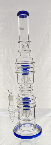 Double Chamber King Squid Tall Straight Bong