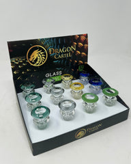 Dragon Cartel Color Rim Bowl Display Set 12 Pcs Set