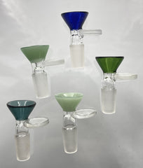 Dragon Cartel Color Funnel Shape Flat Handle Bowl Display Set 12 Pcs Set