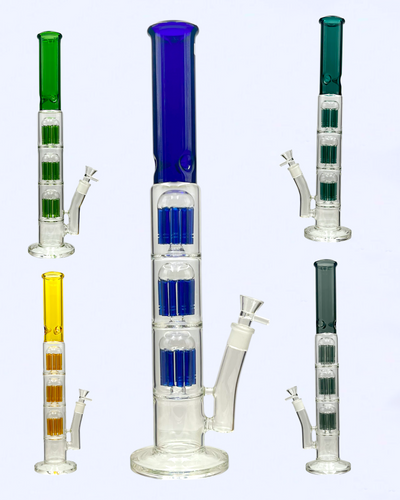 Triple Tree Perc Straight Tube