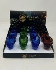 Dragon Cartel Head Shape Bowl Display Set 12 Pcs Set