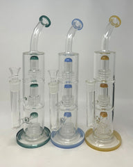 Triple Chamber Mextix Perc Bend Water Pipe