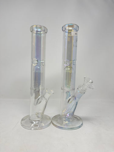 Electroplated Tree Perc Straight Tube