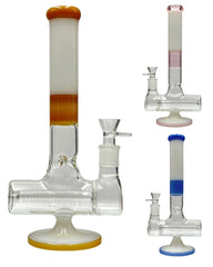 12 Inch Color Tube Inline Straight Bong
