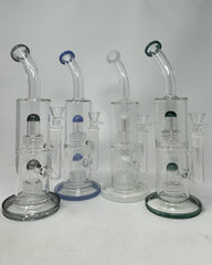 Bend Mouthpiece Double Metrix Perc Water Pipe
