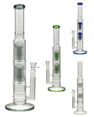 3 Perc Straight Shooter Tree Water Pipe