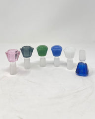 Dragon Cartel Flower Shape Color Bowl with Screen Display Set 12 Pcs Set