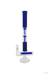 22 Inch Double Tree Perc Inline Bong