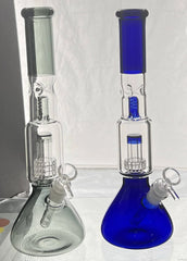 14 Inch Double Chamber Beaker Bong