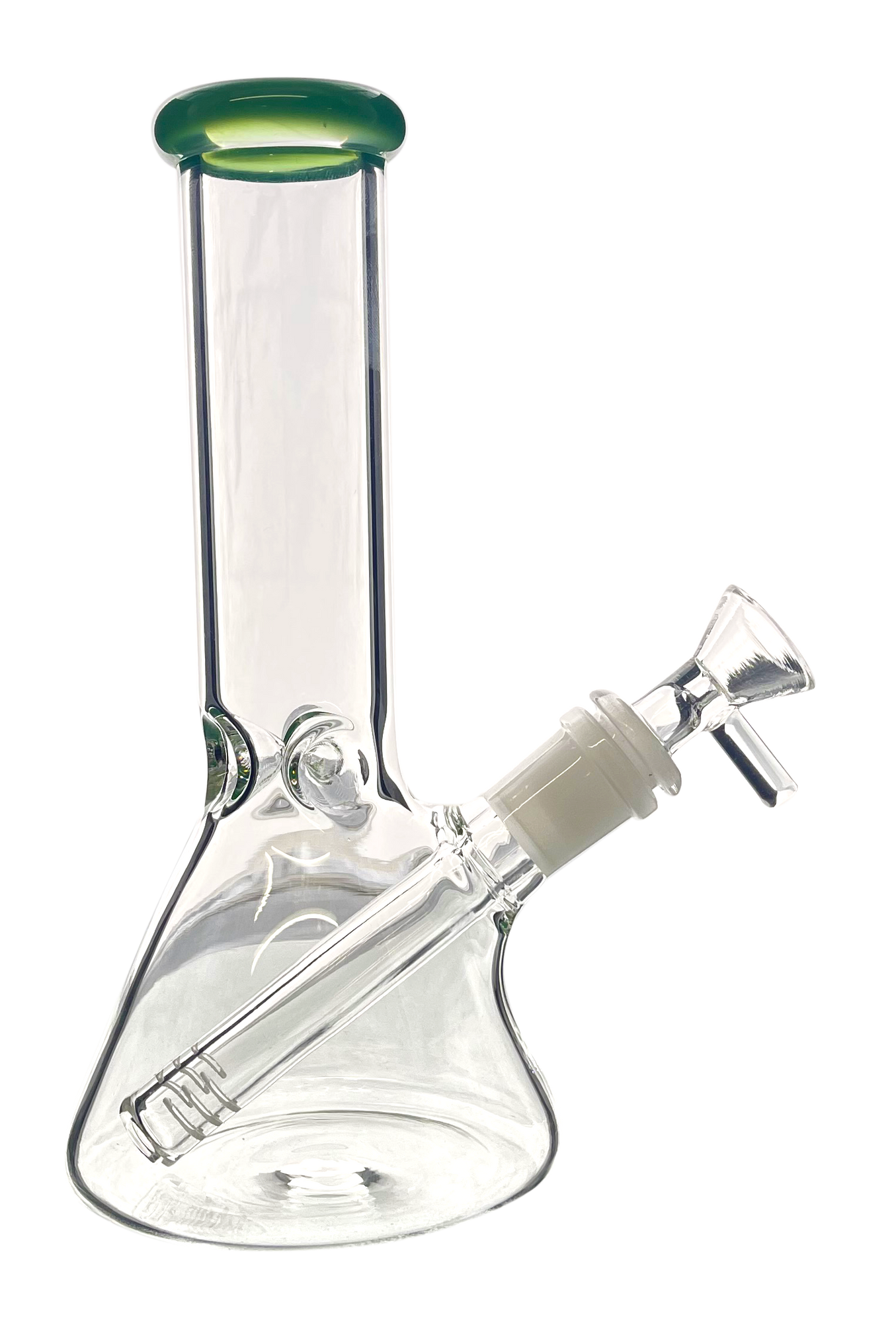 BEAKER BASE MINI BONG WITH COLOR BOWL AND COLOR MOUTHPIECE